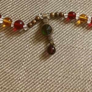 14"  Multicolored Beaded Necklace